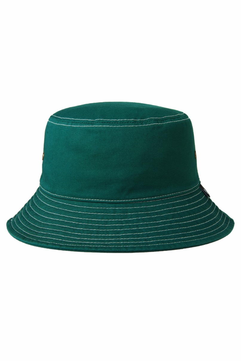 STITCH BUCKET HAT-GREEN